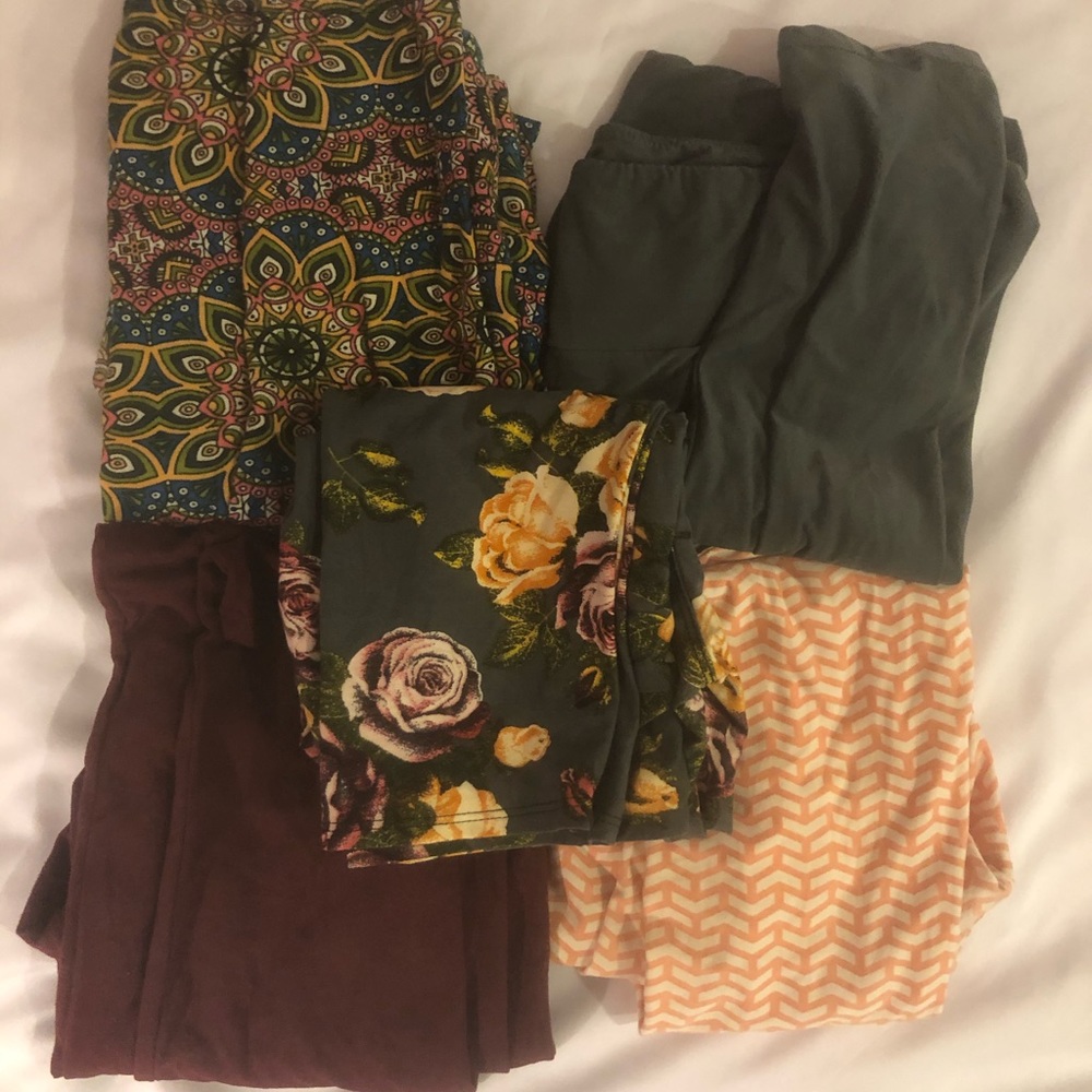 5 pairs of leggings